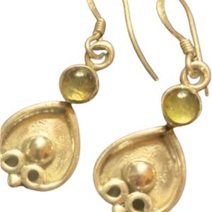 925 Citrine Earrings